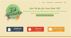 Desktop Screenshot of eatlocalweek.org